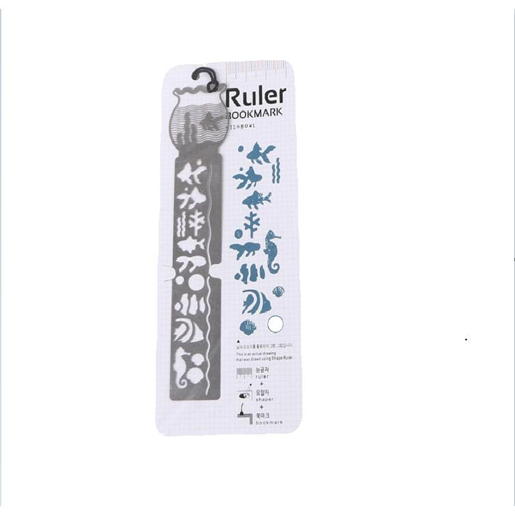 Thước vẽ trang trí Ruler Bookmark - Giao mẫu ngẫu nhiên