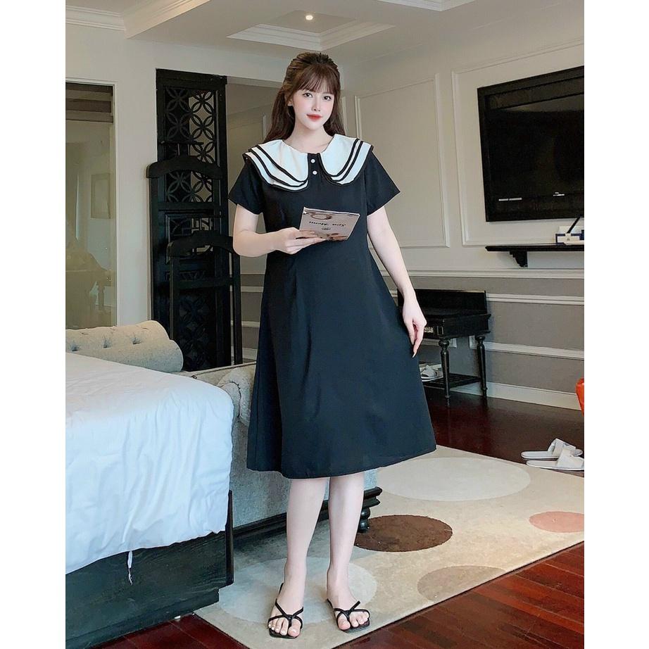 Váy bầu dáng suông cao cấp thiết kế sang chảnh siêu đẹp-đầm bầu xinh