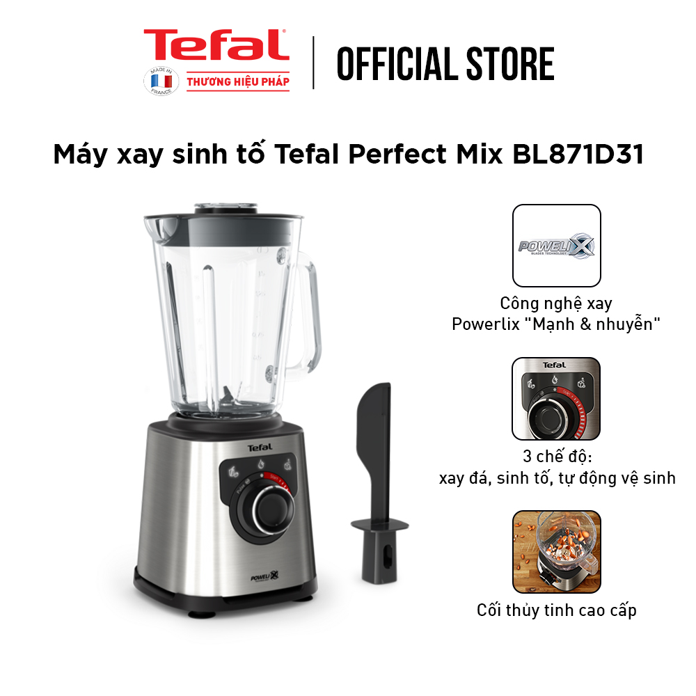 [SẢN PHẨM MỚI] Máy xay sinh tố Tefal PerfectMix BL871D31 - Hàng chính hãng