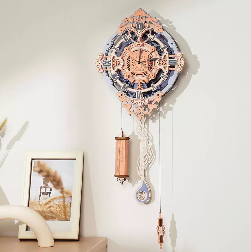 Mô hình Cơ động học Đồng hồ Quả lắc Romantic Note Wall Clock LC701 Robotime