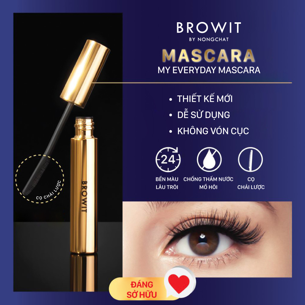 Mascara My Everyday Mascara 5.5g Browit #Endless Night