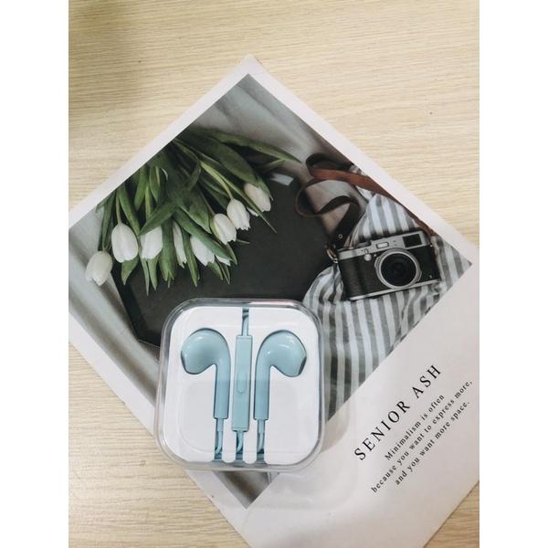 Tai nghe nhét tai có táo jack 3.5 cho iPhone dùng được cho tất cả cổng tai nghe 3.5 như iphone 5/6/ samsung/oppo/vivo