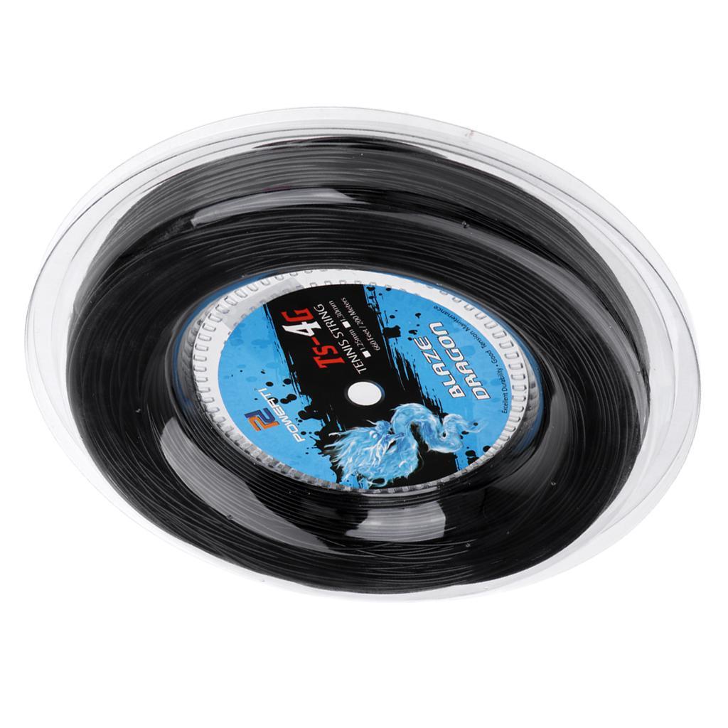200m/656ft Tennis Racquet String Restring Line with Racket Dampener Absorber