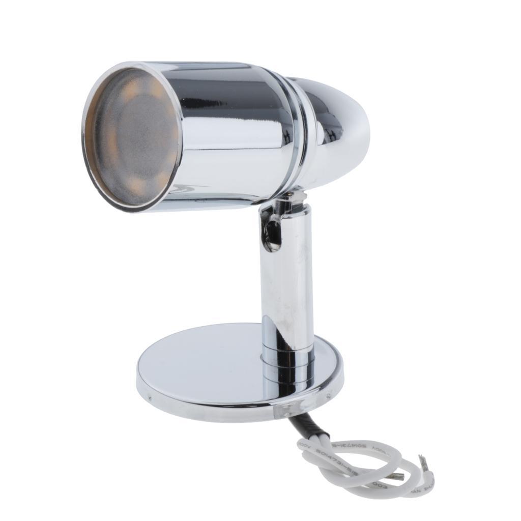 RV Yacht Reading Light LED Swivel Wall Mount Camper Caravan Boat Lamp 10-30V