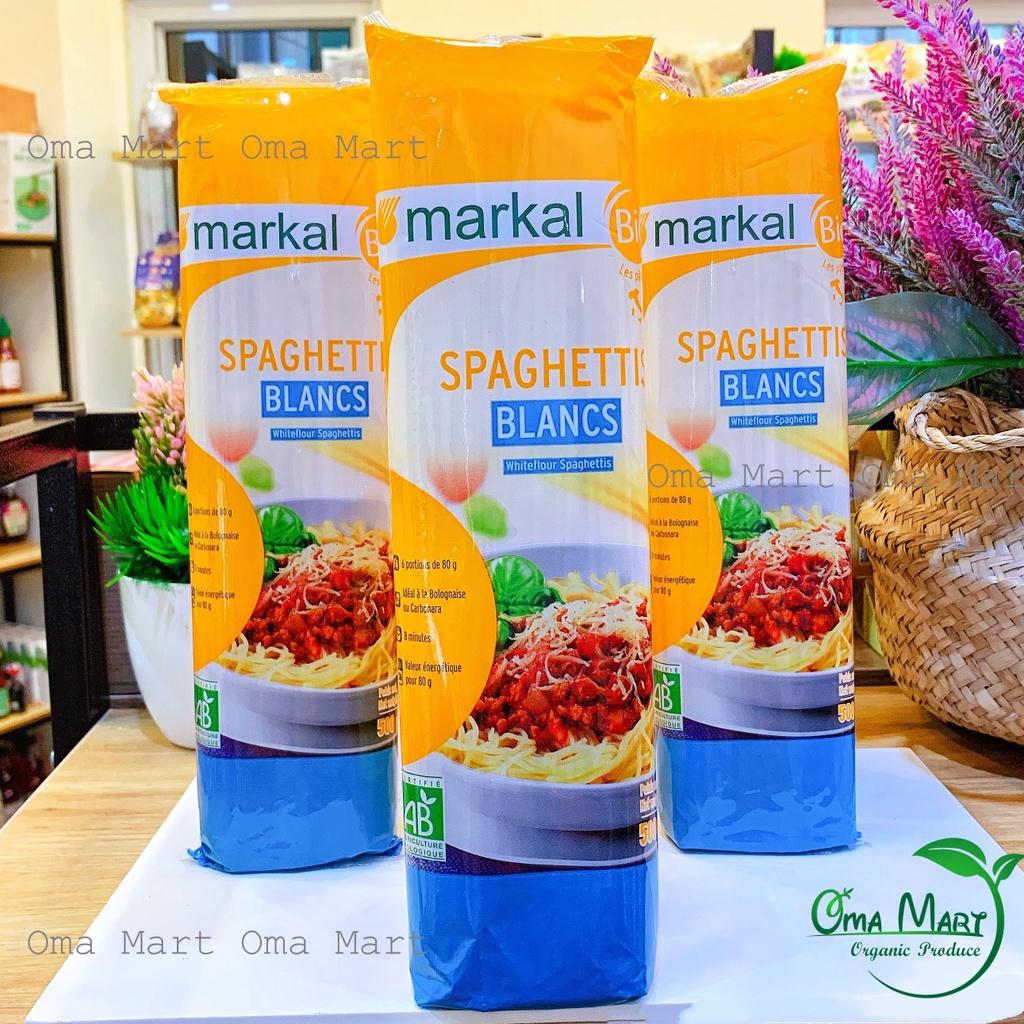 Mỳ spaghetti trắng hữu cơ Markal 500g