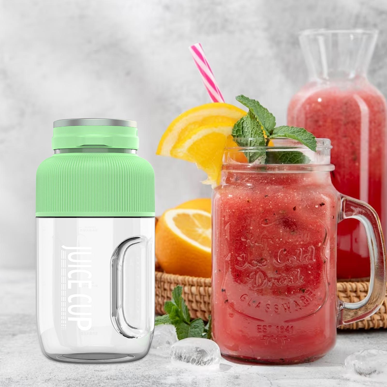 Portable Blender Juicer Juicer Cup 1.2L Multifunctional Personal Mini Blender for Smoothies Grapefruits Picnic Birthday Gift Home