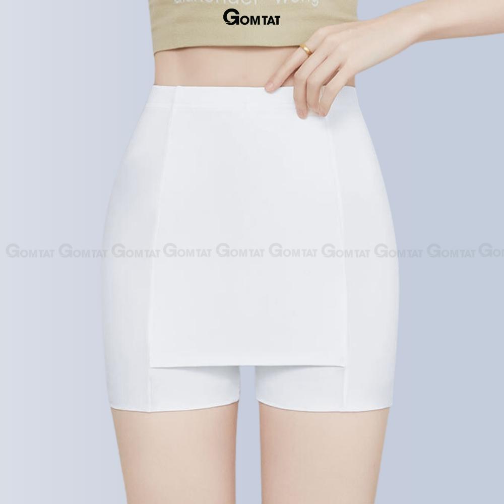 Quần mặc váy chống lộ GOMTAT chất su thoáng mát thiết kế hai lớp co giãn không cuộn không hằn - QUANBAOHO-V01