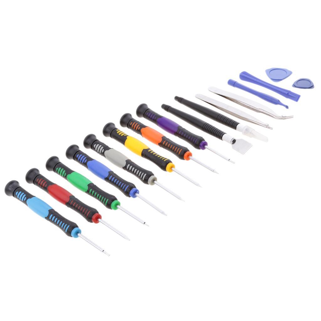 16 in 1 Repair Opening Pry Tools Screwdriver Kit for iPhone Samsung Macbook