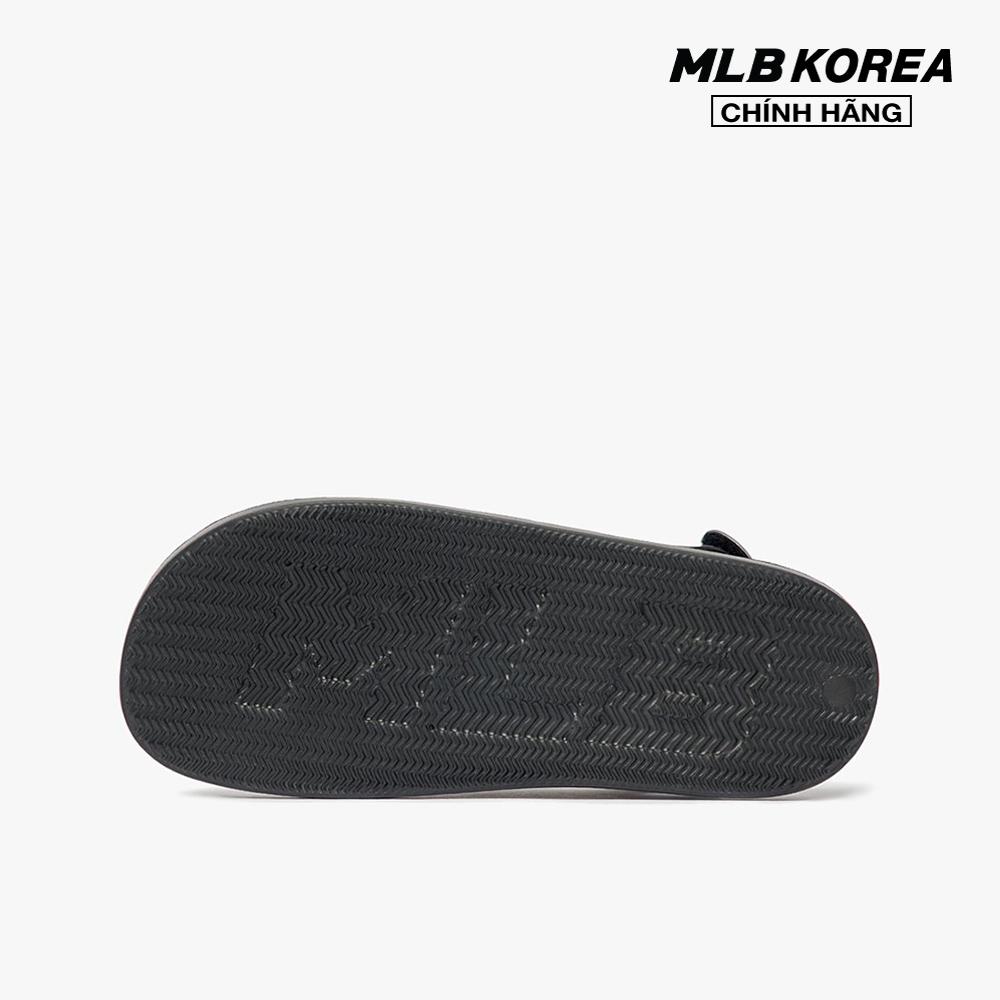 MLB - Giày sandals unisex đế thấp quai ngang Chunky Diamond Monogram 3ASDCSD33-50BKS