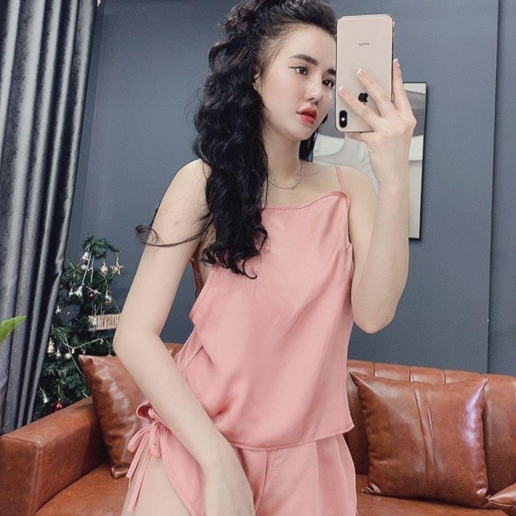 Đồ ngủ sexy lụa Satin mềm mại xinh xắn