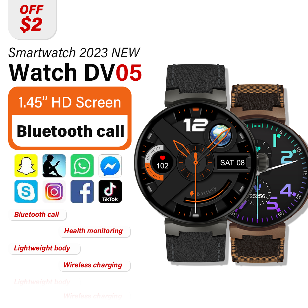 Giám sát nhịp tim Đồng hồ thông minh Sạc không dây 1,45 '' màn hình HD cho môn thể thao và thể dục dành cho nữ smartwatch