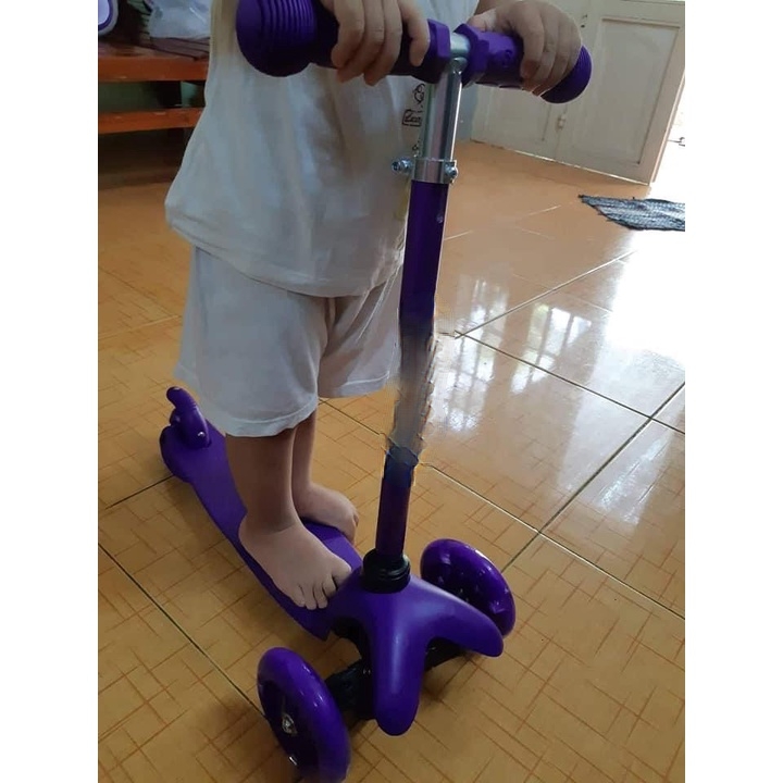 Xe trượt Scooter ba bánh phát sáng, xe thăng bằng chắc chắn hàng khuyến mãi giá rẻ sổ lượng có hạn