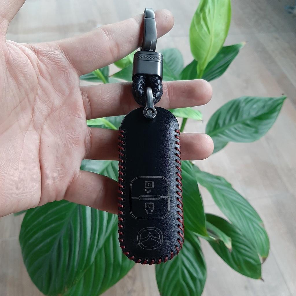 Bao Da Chìa Khóa Mazda 2,3,6,CX5 . Da Bò Nhập Khẩu ITALIA, Khắc Tên + Số ĐT Chủ Xe. Bảo hành da 2 năm