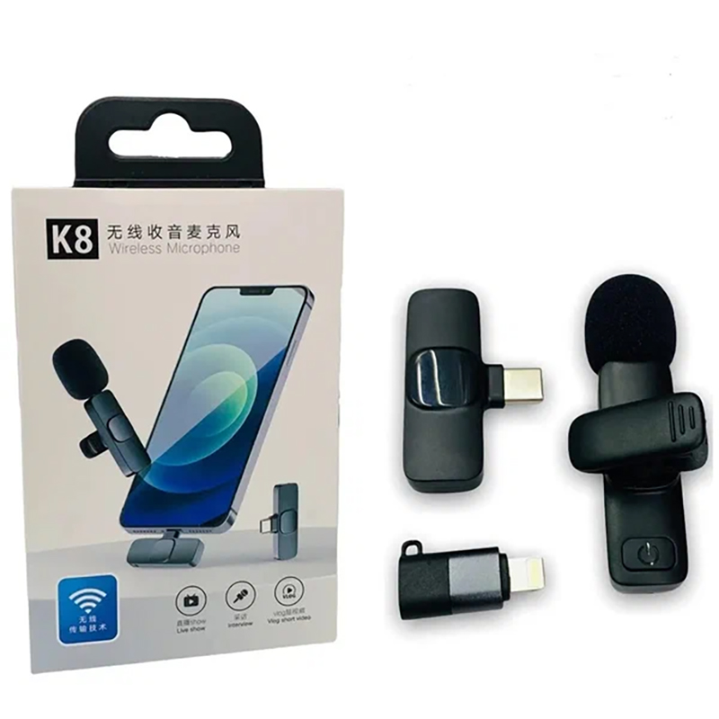 MICROPHONE K8-1 + TYPE-C/LN GỒM 2 ĐẦU KHÁC NHAU THUẬN TIỆN CHO CÁC DÒNG ĐIỆN THOẠI-HT