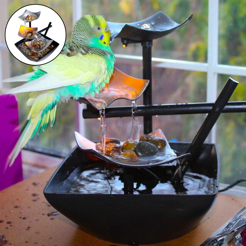 Đài Phun Nước Trang Trí Trong Nhà Giúp Thư Giãn Thích Hợp Trang Trí Bàn Máy Tính Fountain Desktop Decor - Ổ Căm Eu