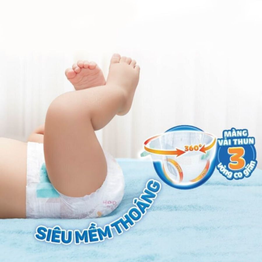 Tã dán moony xanh nội địa Nhật size S 84 miếng ( 4-8kg)