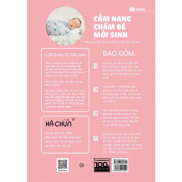 Bữa Ăn Và Giấc Ngủ - Cẩm Nang Chăm Sóc Bé Sơ Sinh - Hachun Lyonnet