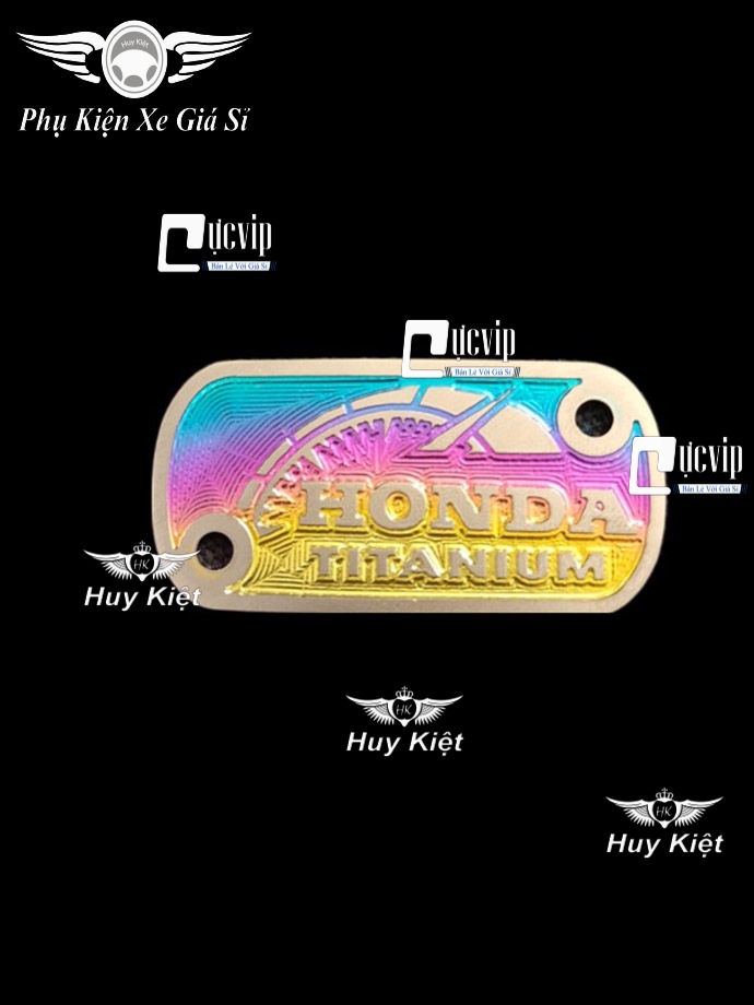 Nắp Dầu Honda 2 Lỗ Xéo Titan Điện Phân Lắp Vario 2015 - 2017, AirBlade, Winner X, Wave, Future, Vision, Winner MS4302 - Tặng 01 Móc Gắng Chìa Khóa Xe Ngẫu Nhiên