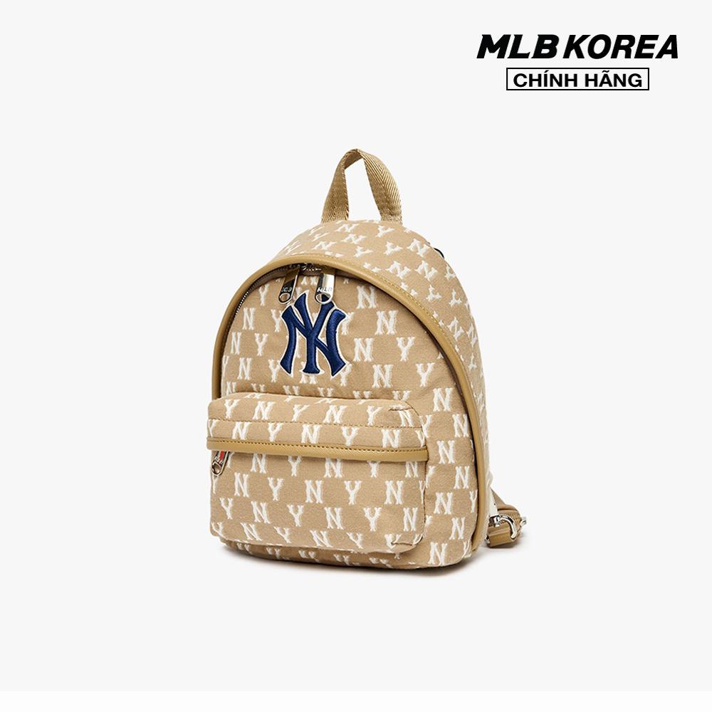 MLB - Balo mini phom chữ nhật Monogram Jacquard 3ABKS012N-50BGD