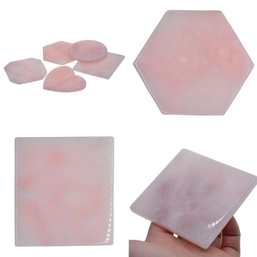 Agate Slices Stones, Pendant, Coasters Cup Mat, 6mm-7mm / 0.24 - 0.28inch, Square Irregular for Jewelry Making, Home Decoration, DIY Pendant Craft