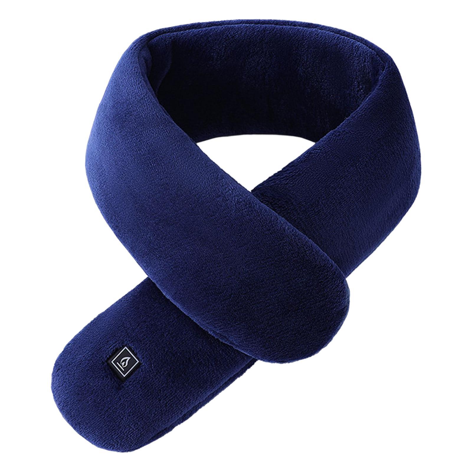 Electric Heated Scarf Shawl Neck Warmer Scarfs Neckerchief Warm Windproof USB Heating Scarf for Camping, Outdoor, Biking, Indoor, Walking