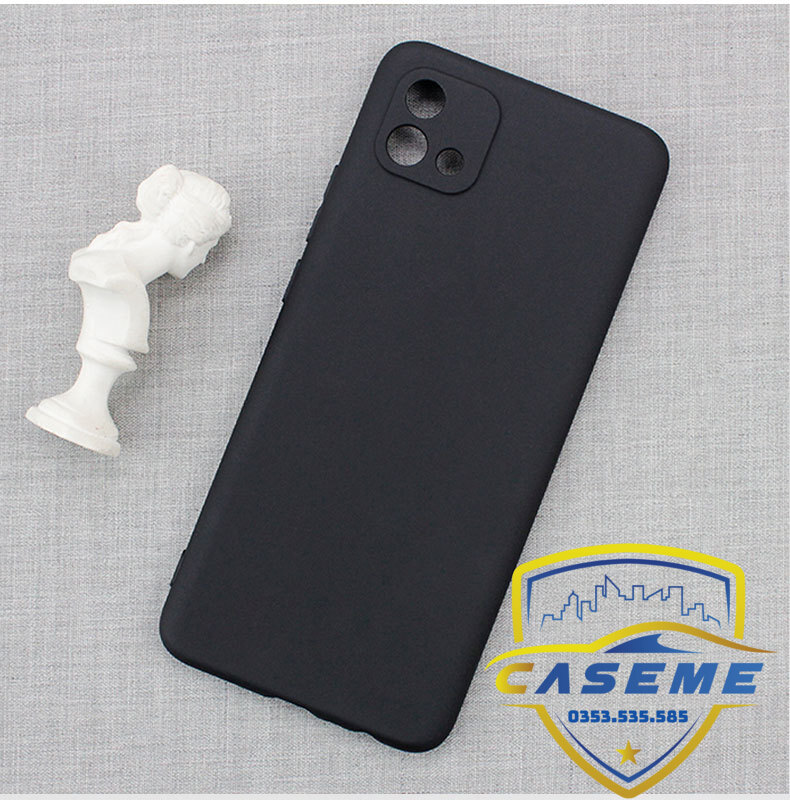 Ốp lưng dành cho OPPO A16K silicon dẻo màu đen bảo vệ camera cao cấp