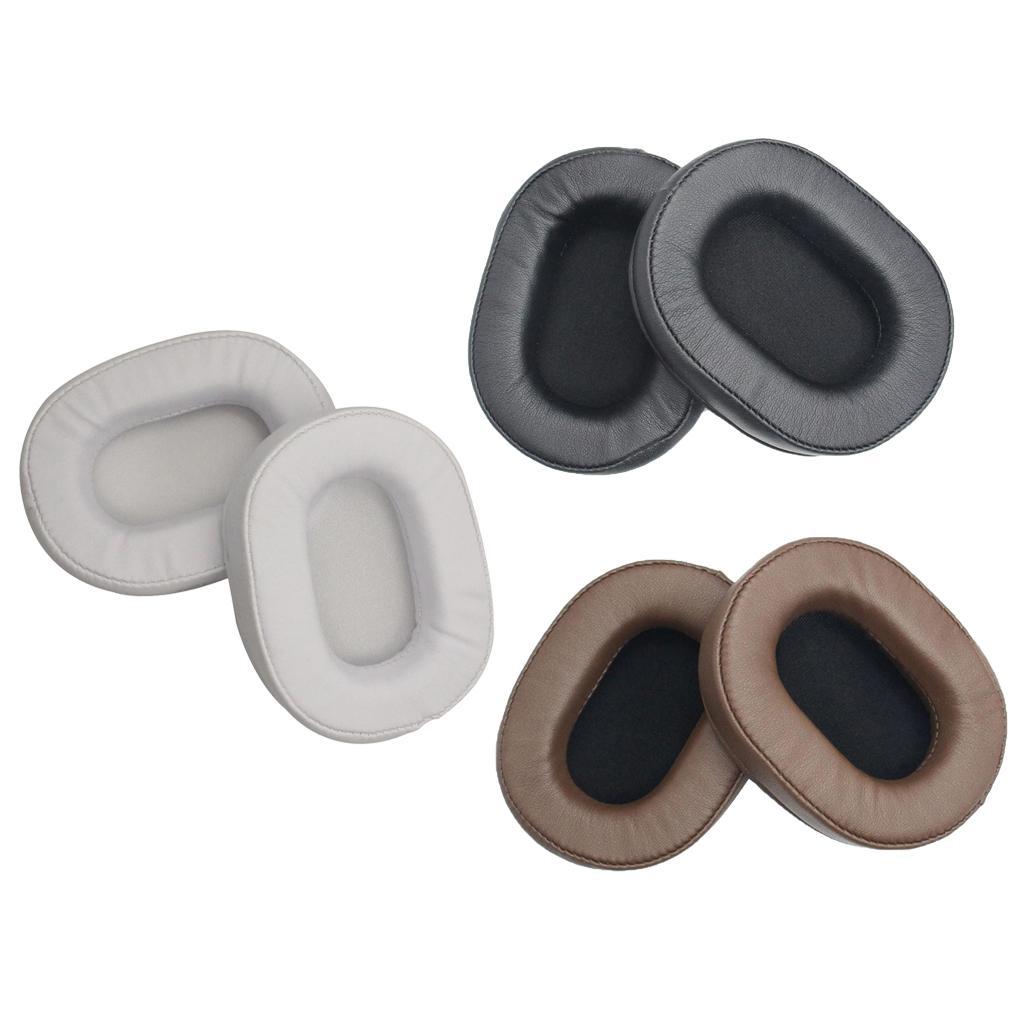 Ear Pads Cushions Covers Replacement for Audio-Technica SR5 SR5BT Black