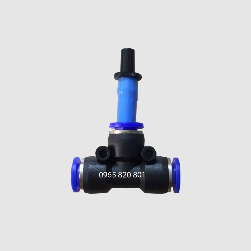 Đầu gắn béc chân 6mm kèm T 8mm