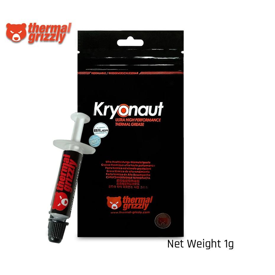 Kem tản nhiệt PC Thermal Grizzly Kryonaut 1g - Hiệu năng vượt trội, hàng Đức - Có tem chống hàng giả