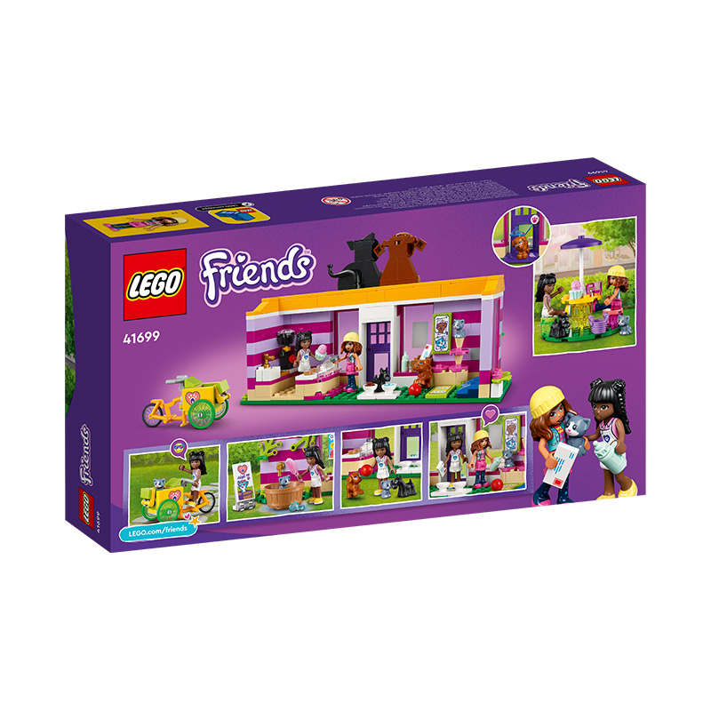 Đồ Chơi LEGO FRIENDS Tiệm Cà Phê Thú Cưng Dễ Thương 41699