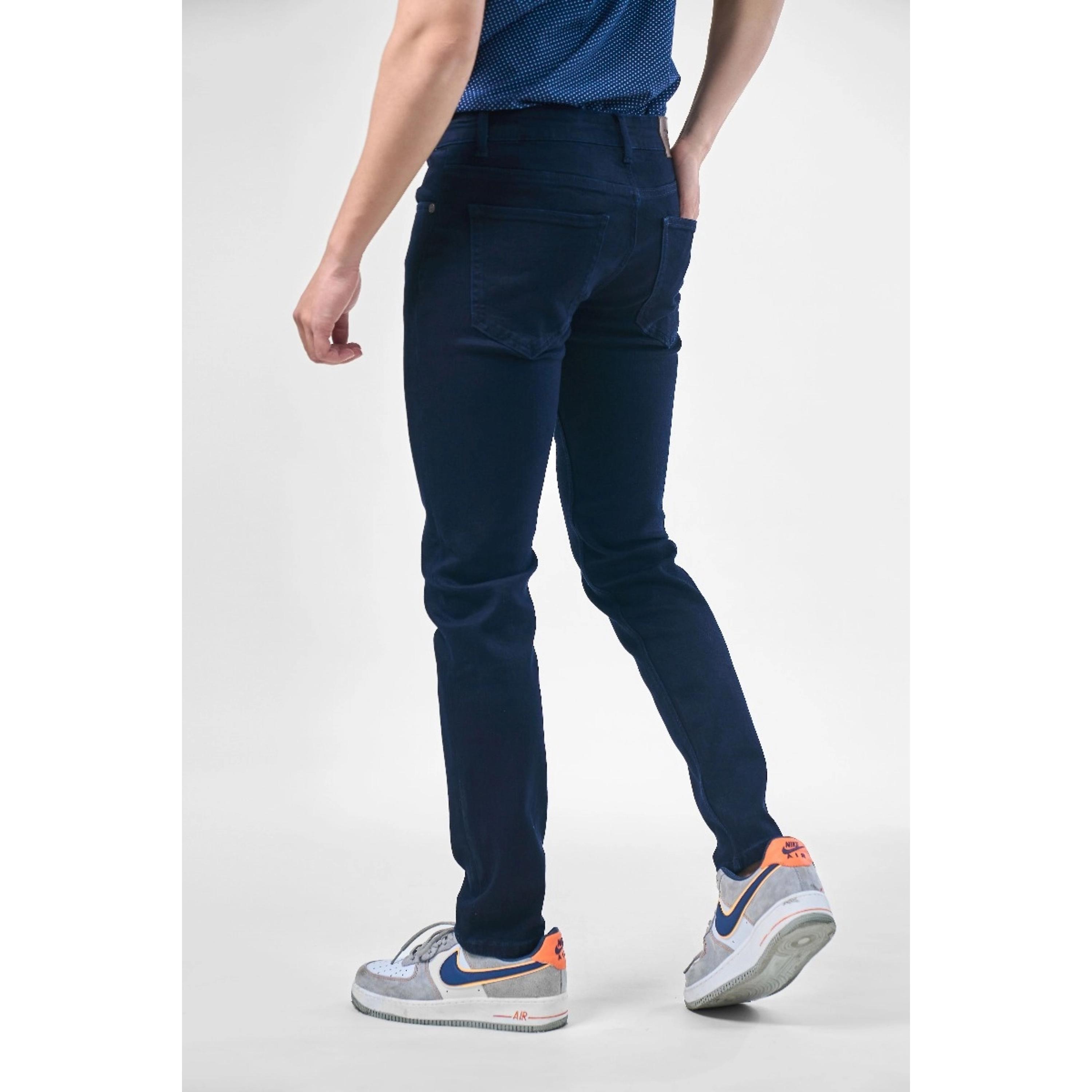 Quần Jeans OWEN nam dáng Slimfit co dãn không phai màu mã QJS230151