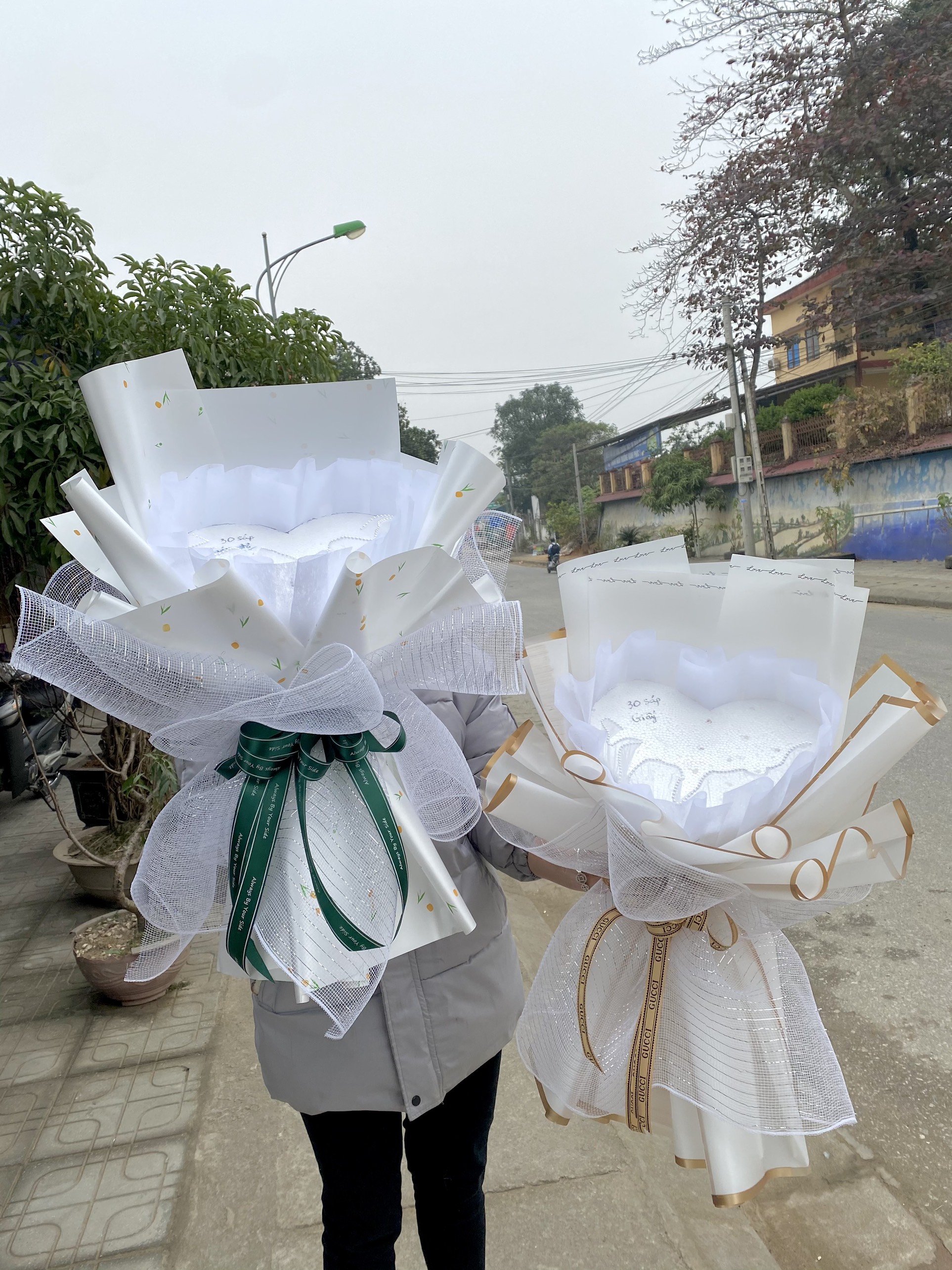 Mẫu cốt hoa sáp siêu to siêu đẹp