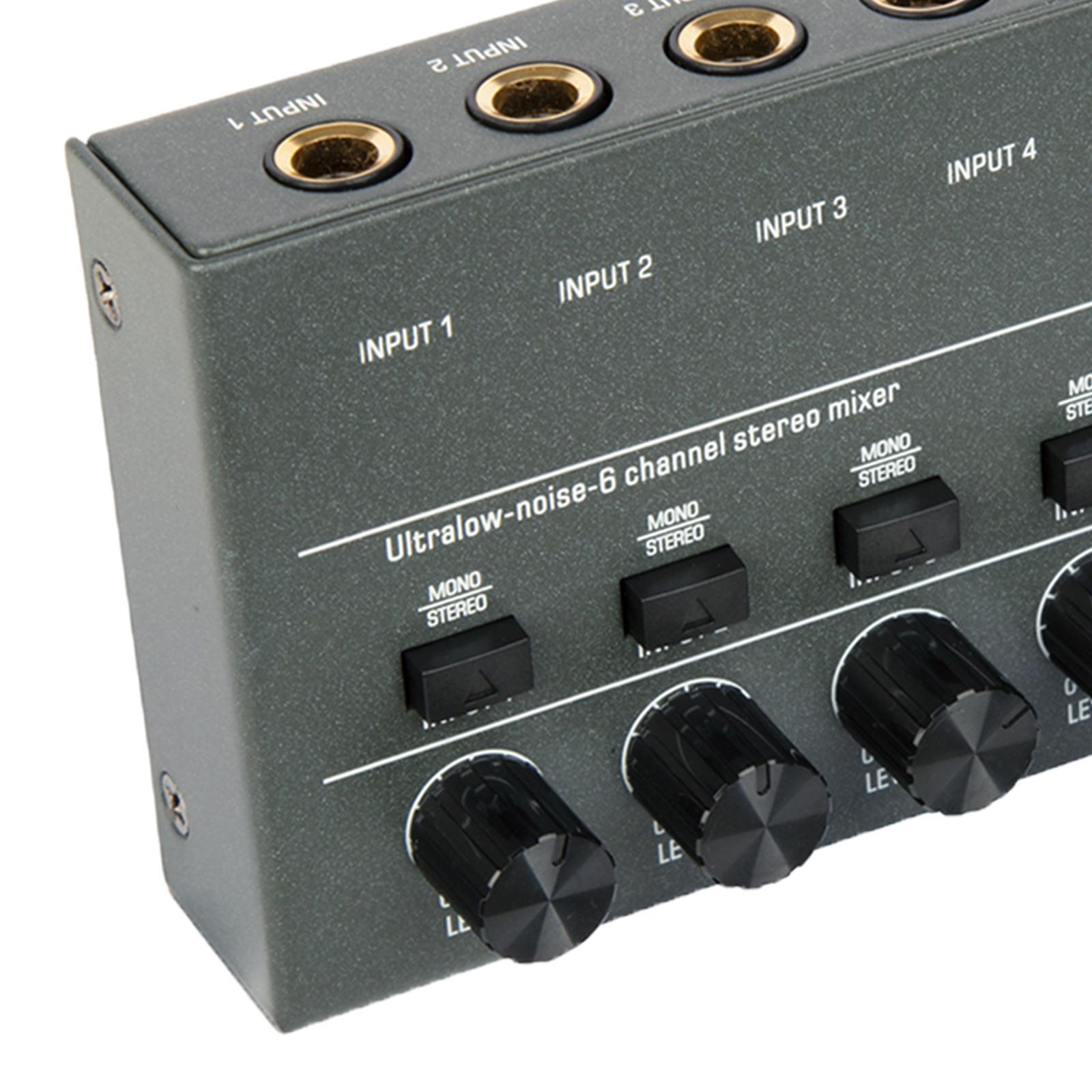 Mini Audio Mixer Audio Mixer for Club Guitars Bass Keyboards Mixer Recording