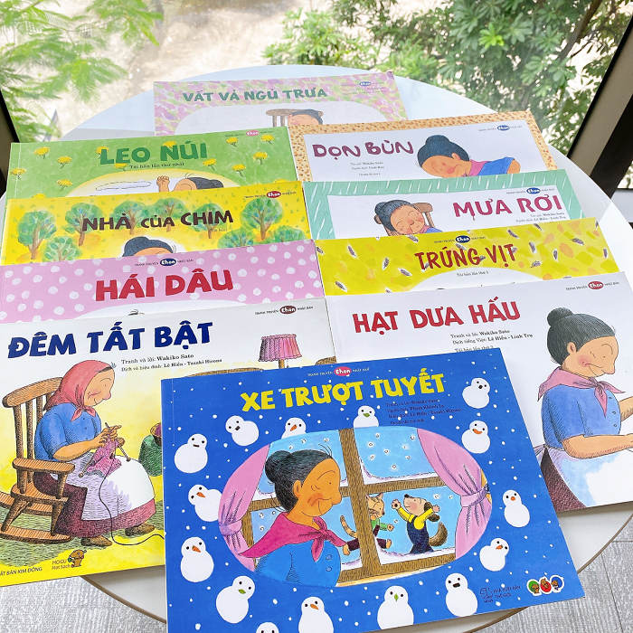 Hình ảnh Bộ sách bà Baba 9 cuốn - Sách phát triển tư duy cho bé từ 3 tuổi (Tranh truyện Ehon Nhật Bản)