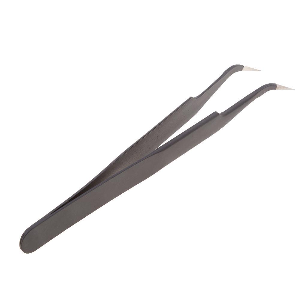 2 Pieces Professional Multi-purpose Metal Anti-Static X-type Pointed Tweezers Repair Tool for iPhone X 8 8 Plus Samsung Galaxy S8 S8+ Smart Phones, iPads, Laptops