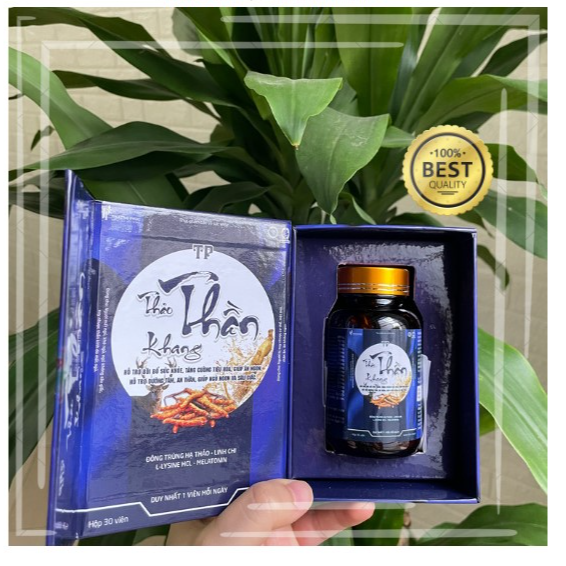 Viên uống hỗ trợ ngủ ngon stress lo lắng Thảo Thần Khang - Lọ 30 viên