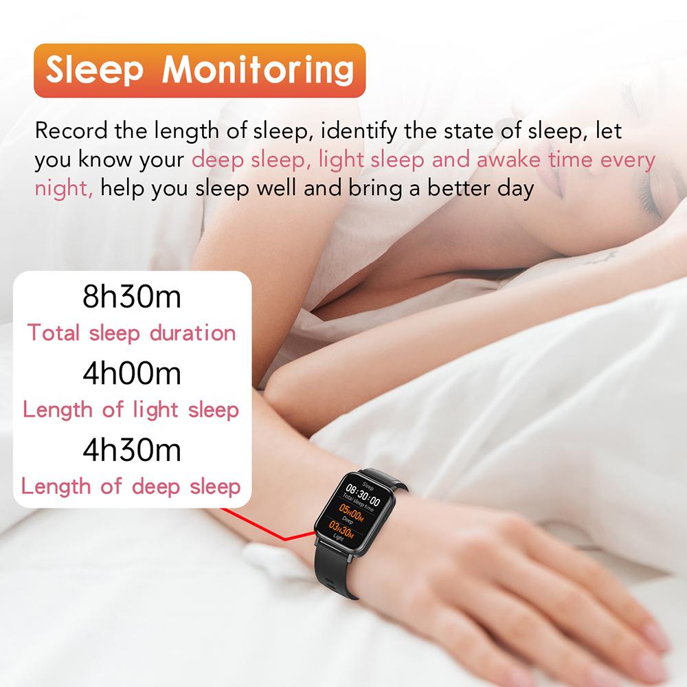 1.65 Inch Screen BT 5.0 Smart Watch Smart Fitness Tracker Activity Tracker Watch IP68 Waterproof Smart Bracelet