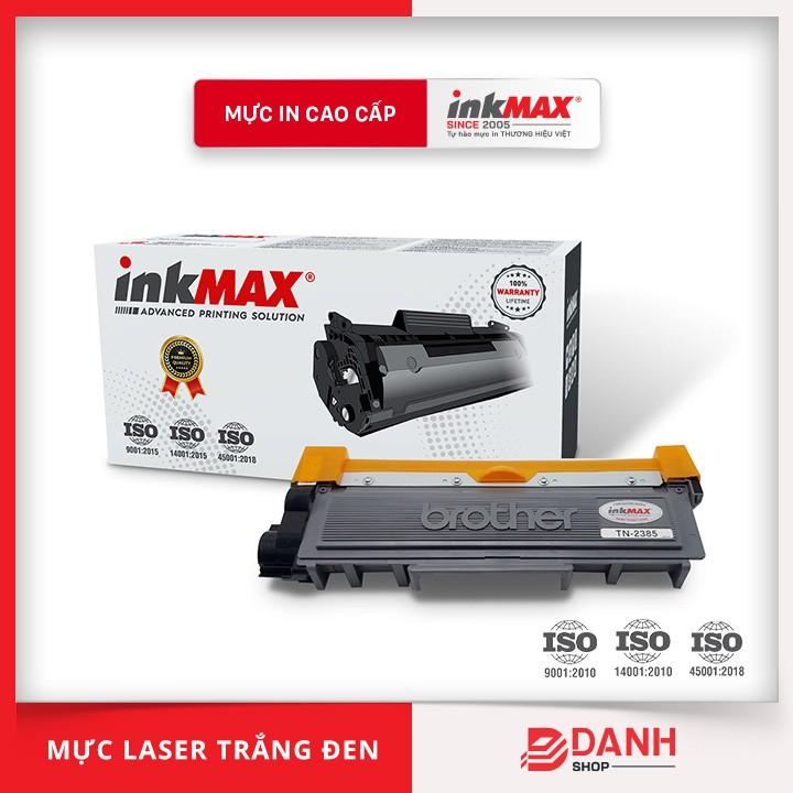 Hộp mực chính hãng inkMAX TN-2385 dùng cho các dòng máy in Brother HL 2321D/2361DN/2366DW/MFC 2701D/ 2300D/ 2340DW/ 2360D/...TN-2385/2