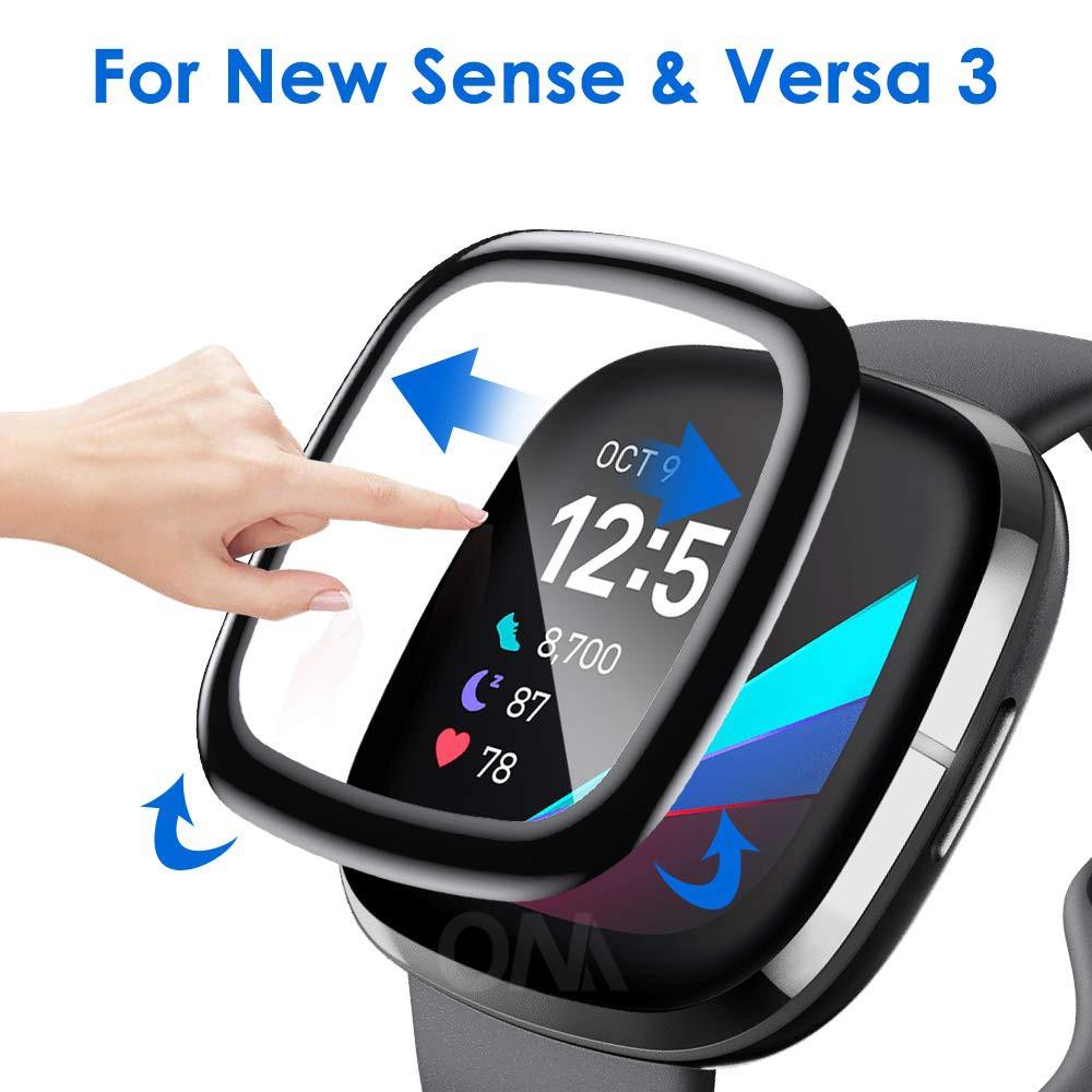 Miếng dán 3D bảo vệ màn hình cho đồng hồ thông minh Fitbit Versa 2 3