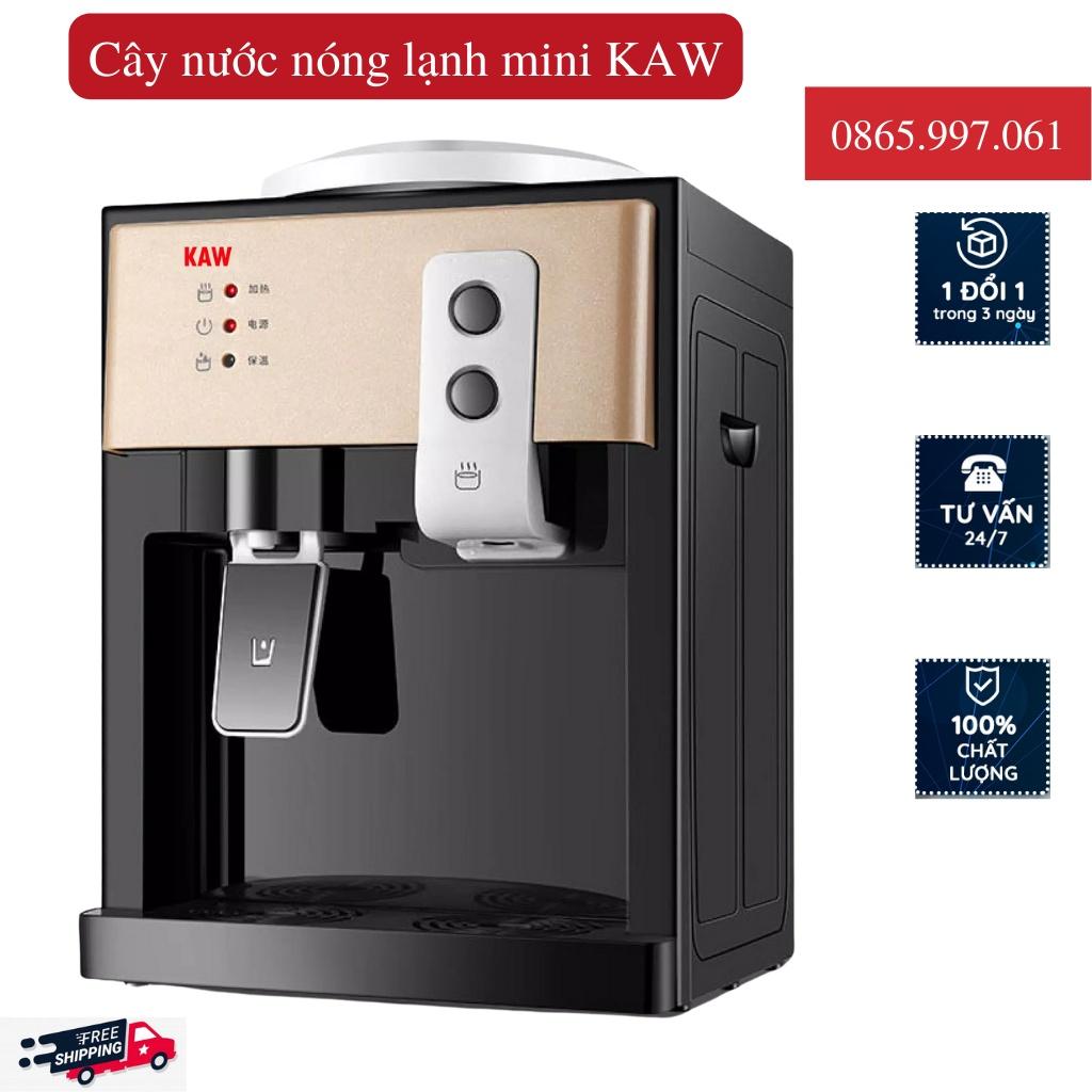 Máy nước nóng lạnh, Cây nước nóng lạnh mini KAW tiết kiệm điện,có rơ re tự ngắt chống giật - Mẫu mới CAO CẤP