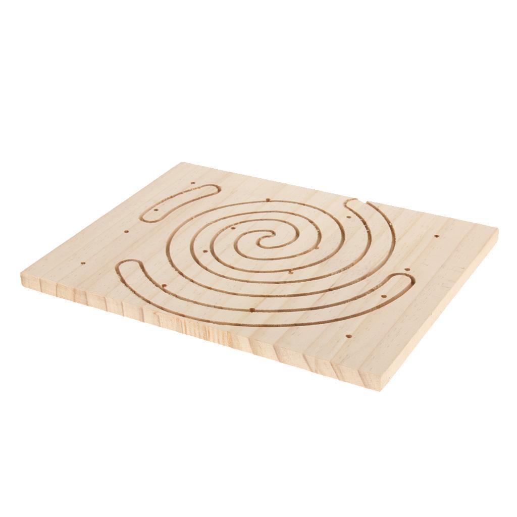 Pet Hamster Mat Bed Rabbit Wooden Claws Scratching Board Squirrel Play Toy