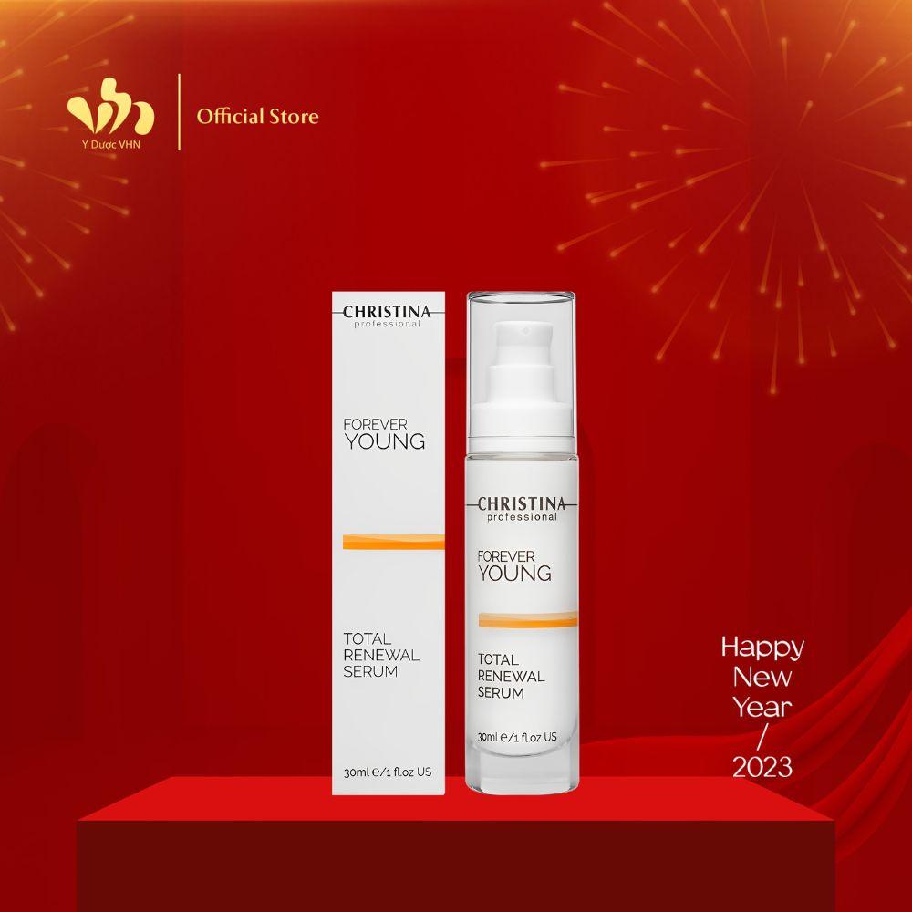 Serum Chống Lão Hóa Forever Young Total Renewal CHRISTINA Giúp Phục Hồi Nếp Nhăn, Da Căng Bóng 50ml/Lọ