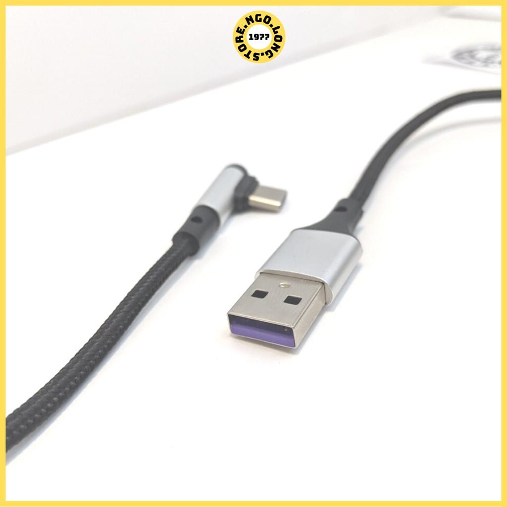 Dây Cáp Sạc Gập Đầu 1m2/ Cáp Sạc Nhanh 3A (Truyền Dữ Liệu) / Micro usb, type c, iphone, samsung