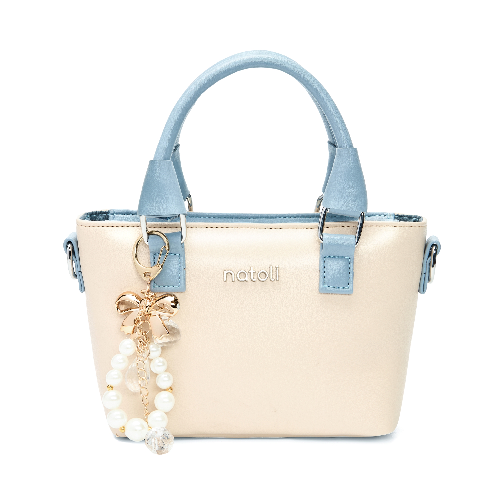 Túi đeo chéo da cầm tay NATOLI, túi xách mini đeo chéo chống nước cao cấp BST Chic Mini Tote T32
