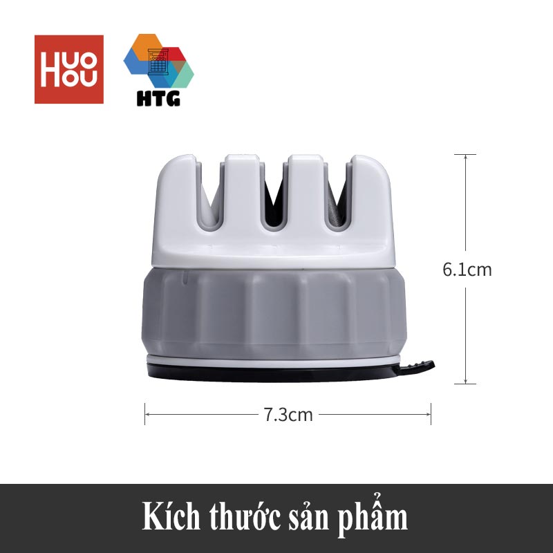 Dụng cụ mài Dao Huohou HU0066 tích hợp 3 trong 1, mài nhám, mài thô và mài mịn, hàng chính hãng