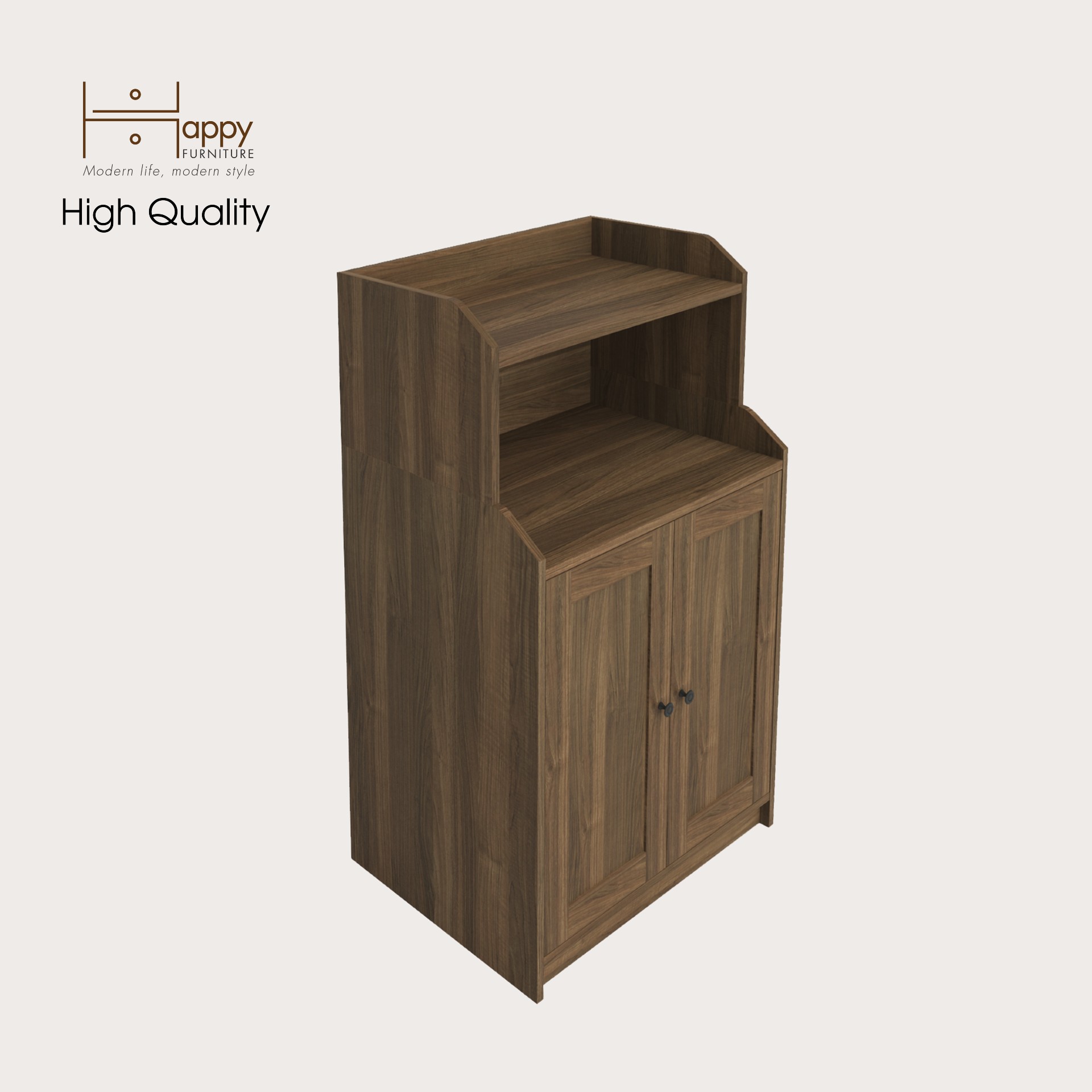 [Happy Home Furniture] CANA,  Tủ cửa mở - 3 ngăn đựng đồ ,  70cm x 46cm x 116cm ( DxRxC), TCM_001