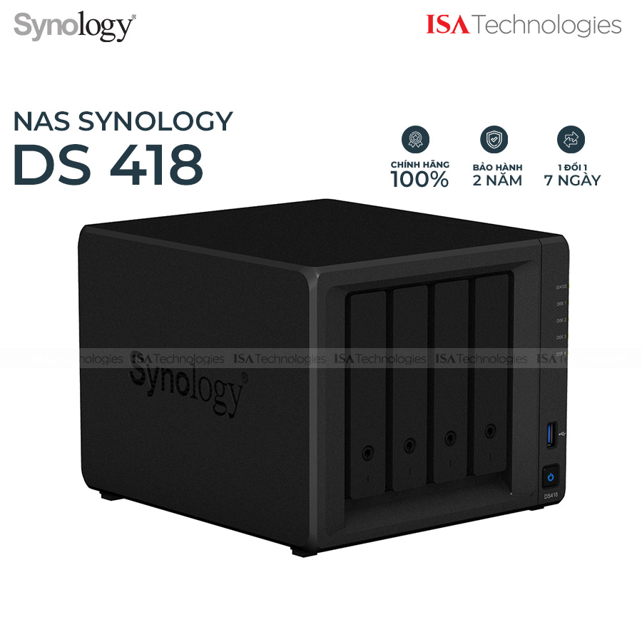 img Thiết Bị Lưu Trữ Mạng Nas Synology DS418 Hàng Chính Hãng