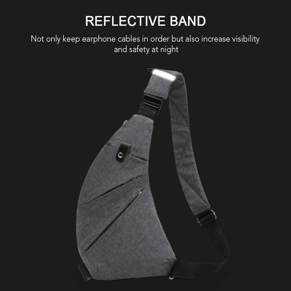 Túi Messenger Nhỏ Đeo Ngực Đa Chức Năng Chống Nước Cho Nam