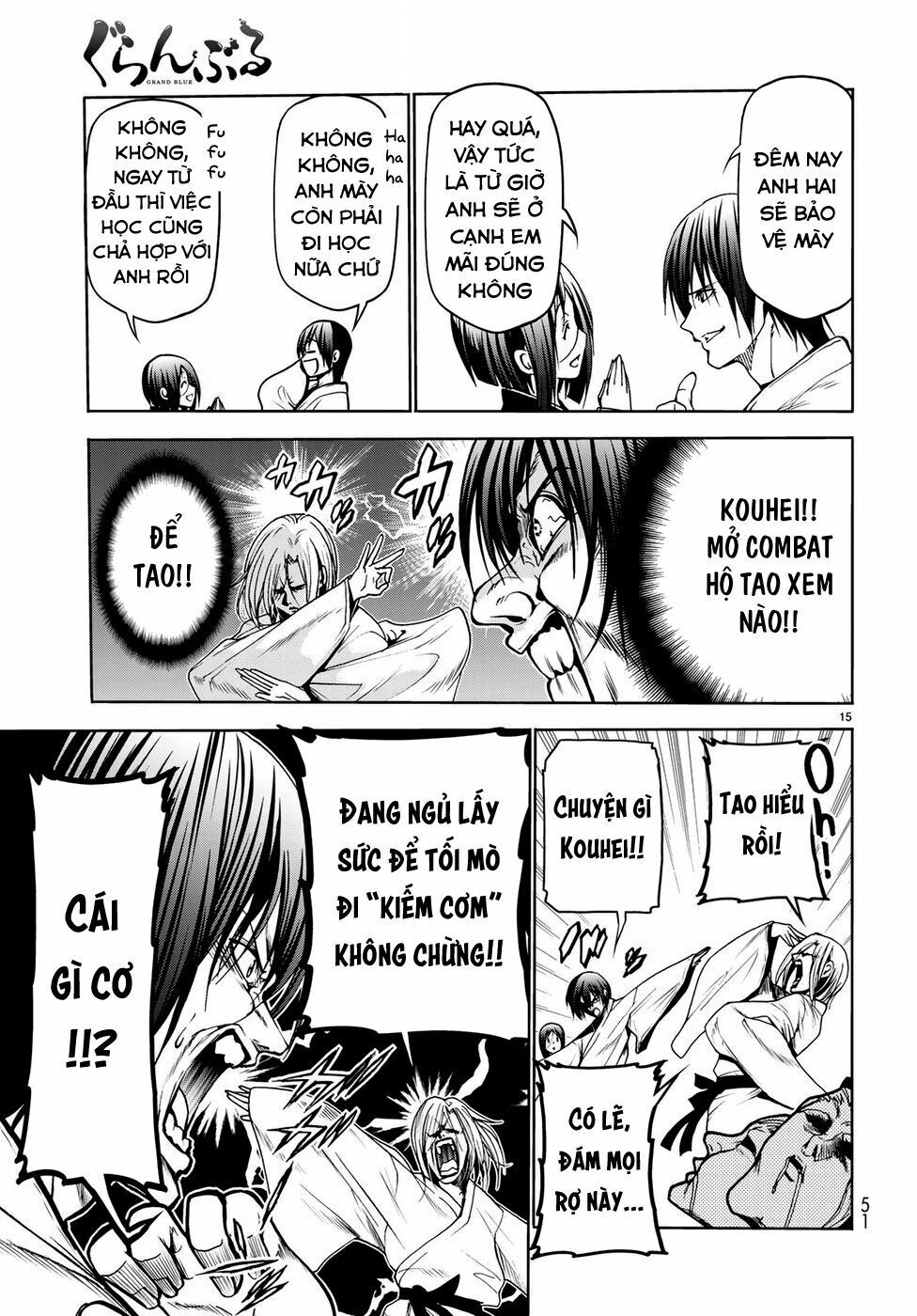 cô gái thích lặn - grand blue chapter 48 15