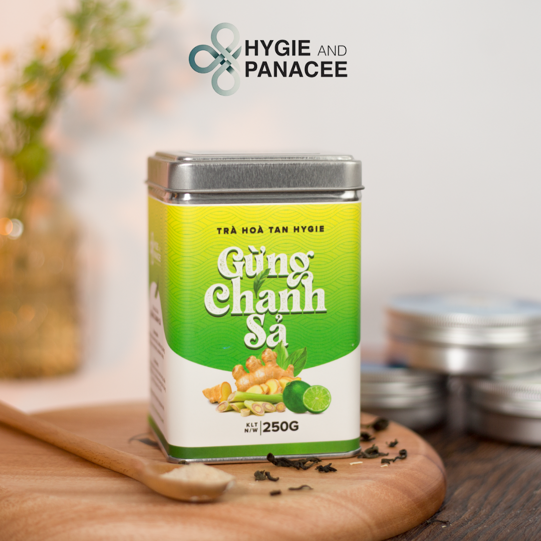 Trà Gừng Chanh Sả Hygie 250g tăng sức đề kháng, detox cơ thể